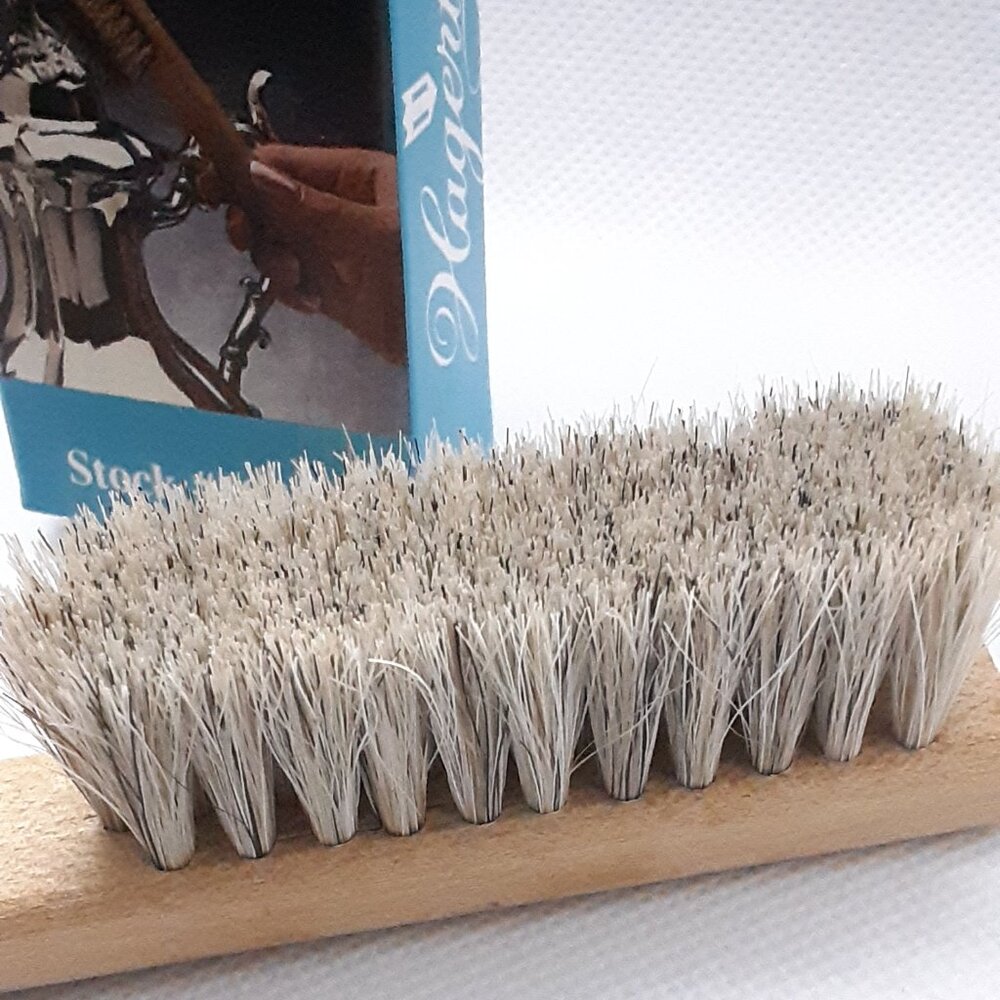 CLOSET SALE!!  NEW Hagerty Horsehair Silver Brush - Picture 3 of 8